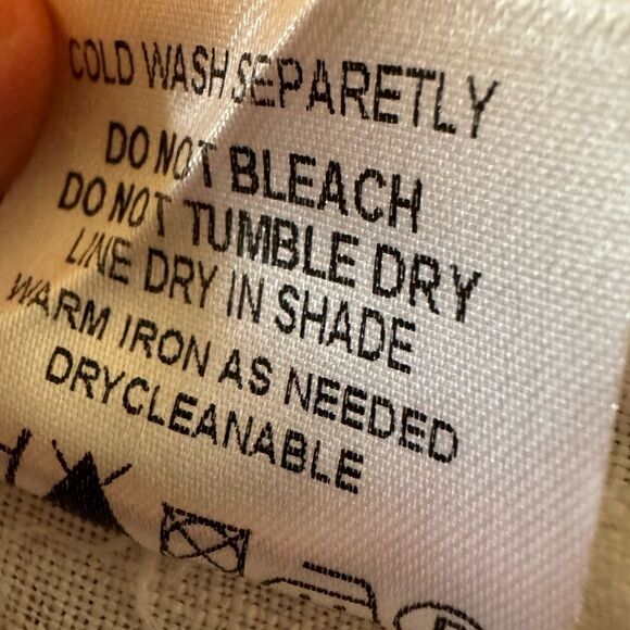 White Luii Linen Button Up Jacket Lightweight Size Small - Picture 5 of 8